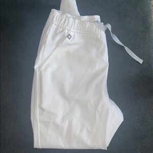 Figs White Scrub Joggers